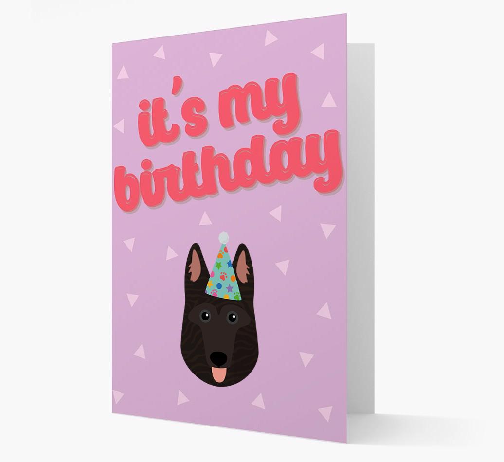 'It's my Birthday' Card with {breedFullName} Icon
