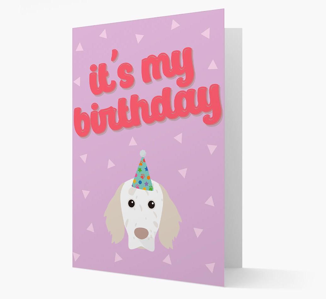 'It's my Birthday' Card with {breedFullName} Icon