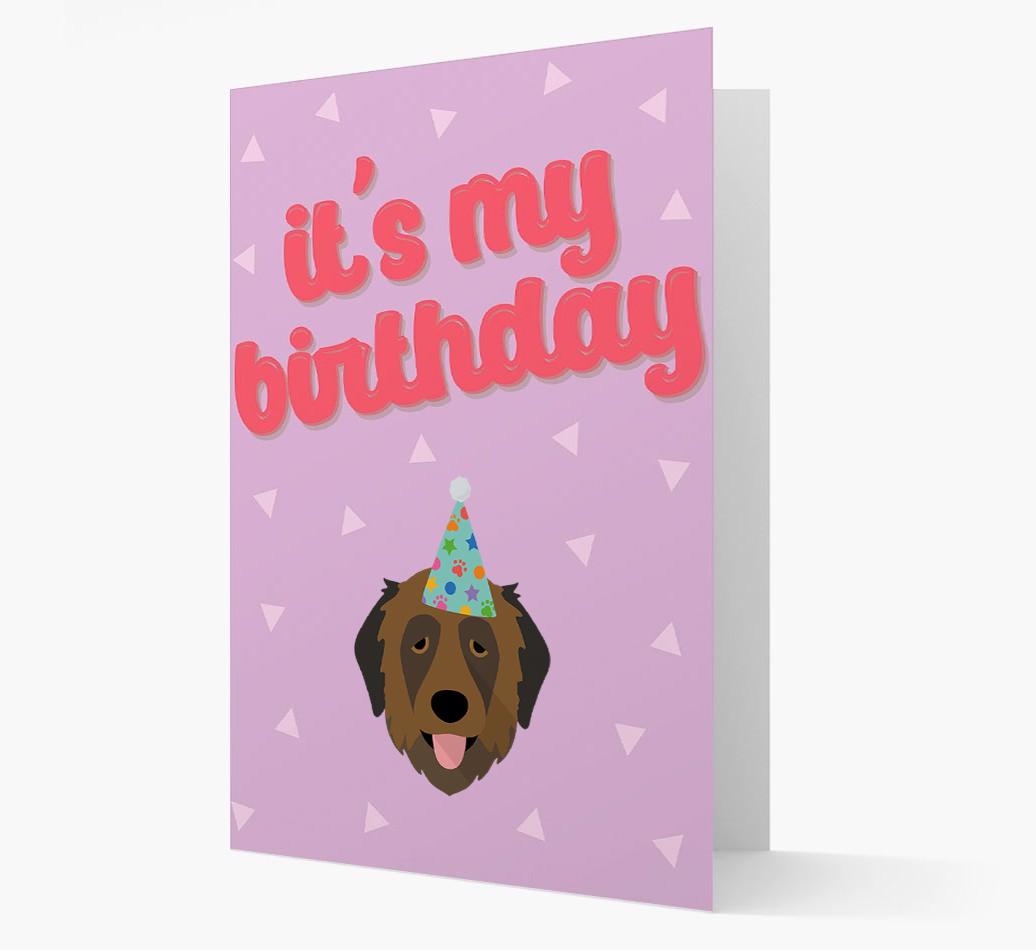 'It's my Birthday' Card with {breedFullName} Icon