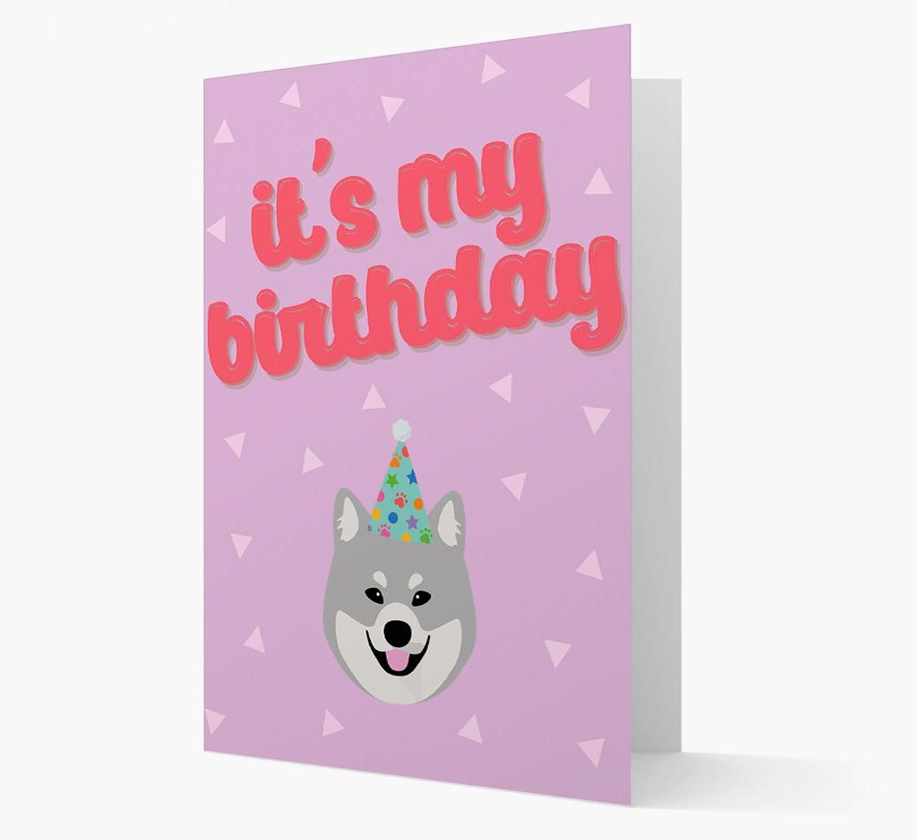 'It's my Birthday' Card with {breedFullName} Icon