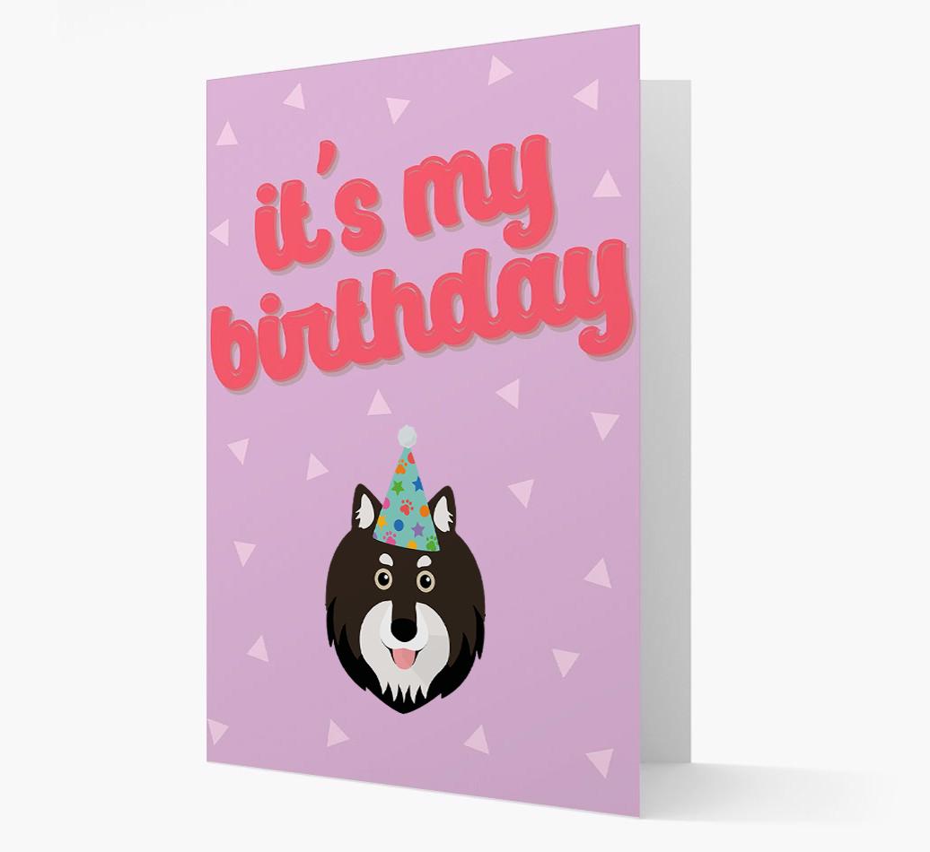 'It's my Birthday' Card with {breedFullName} Icon