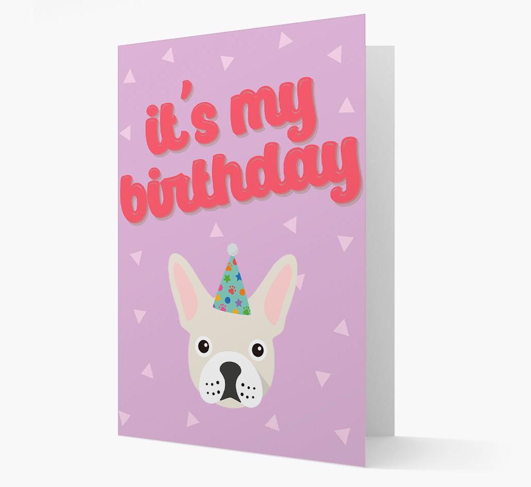 'It's my Birthday' Card with {breedFullName} Icon