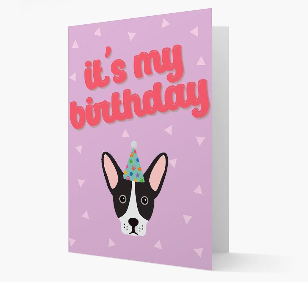 'It's my Birthday' Card with {breedFullName} Icon