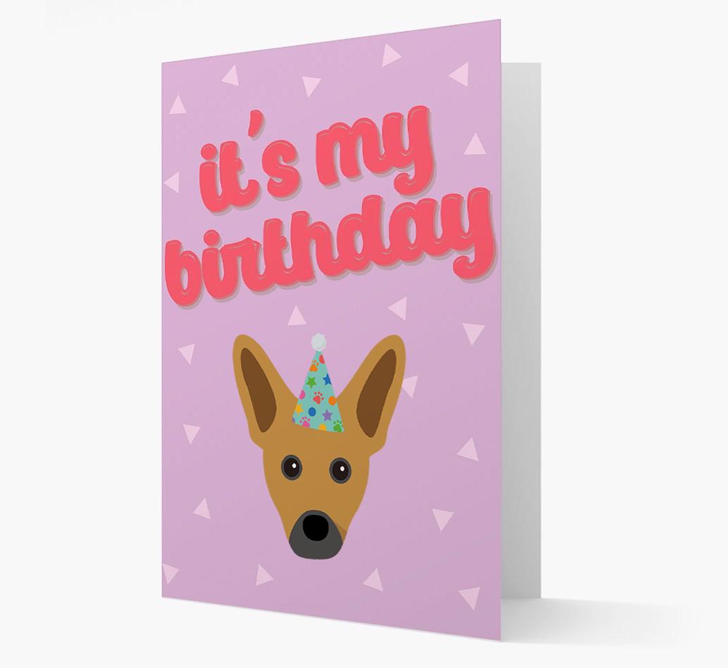 'It's my Birthday' Card with {breedFullName} Icon