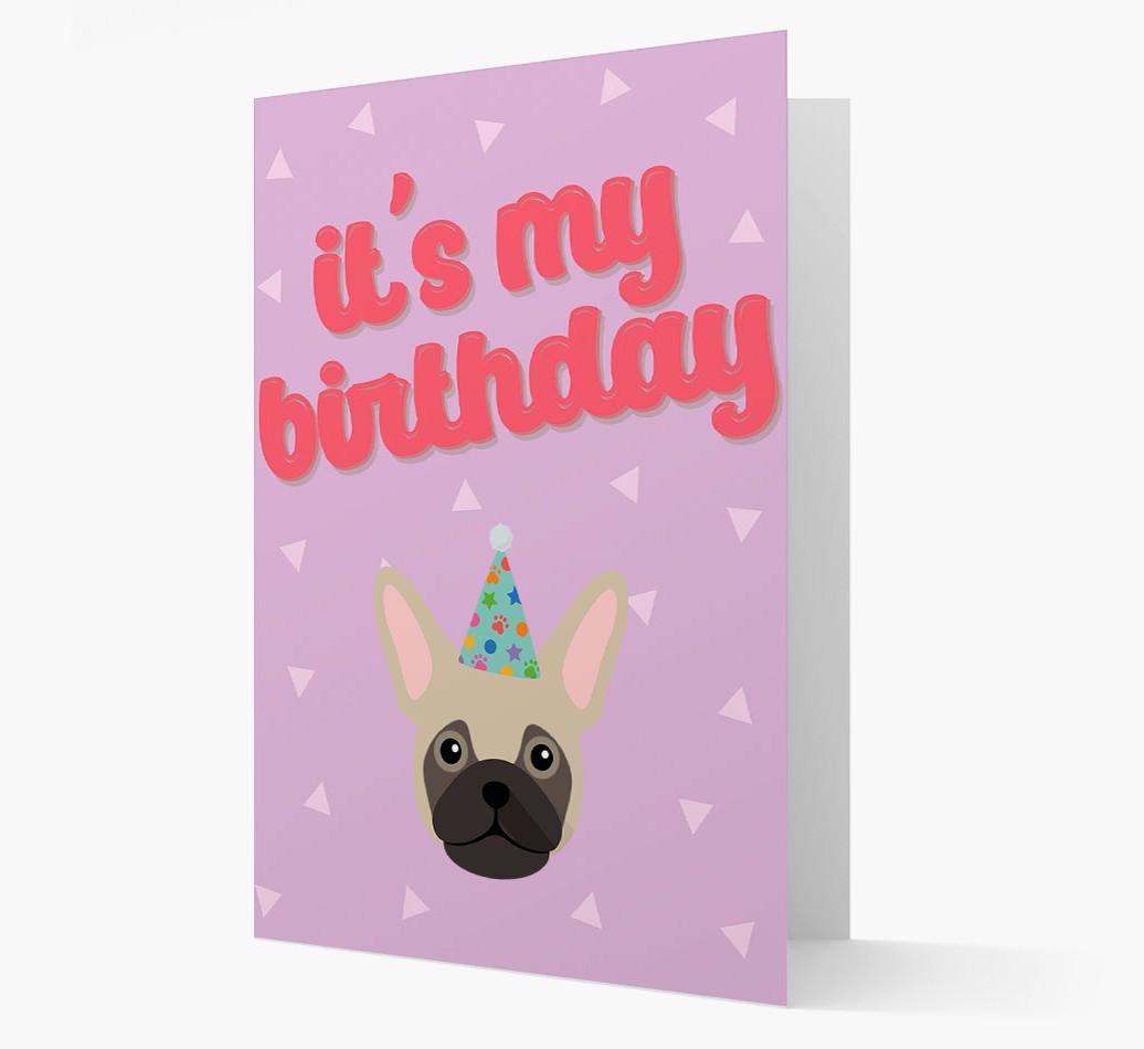 'It's my Birthday' Card with {breedFullName} Icon