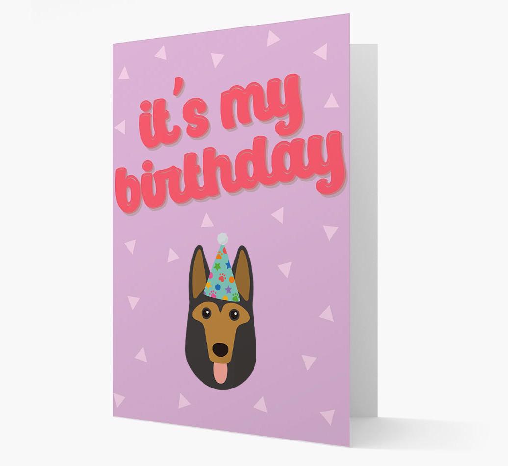 'It's my Birthday' Card with {breedFullName} Icon