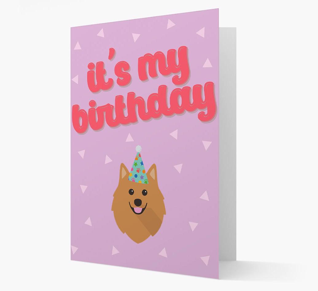'It's my Birthday' Card with {breedFullName} Icon
