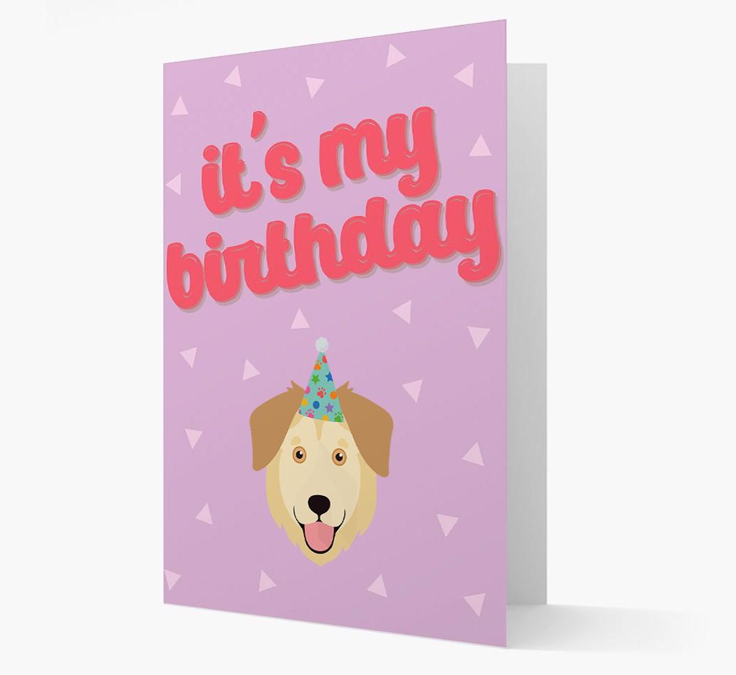 'It's my Birthday' Card with {breedFullName} Icon