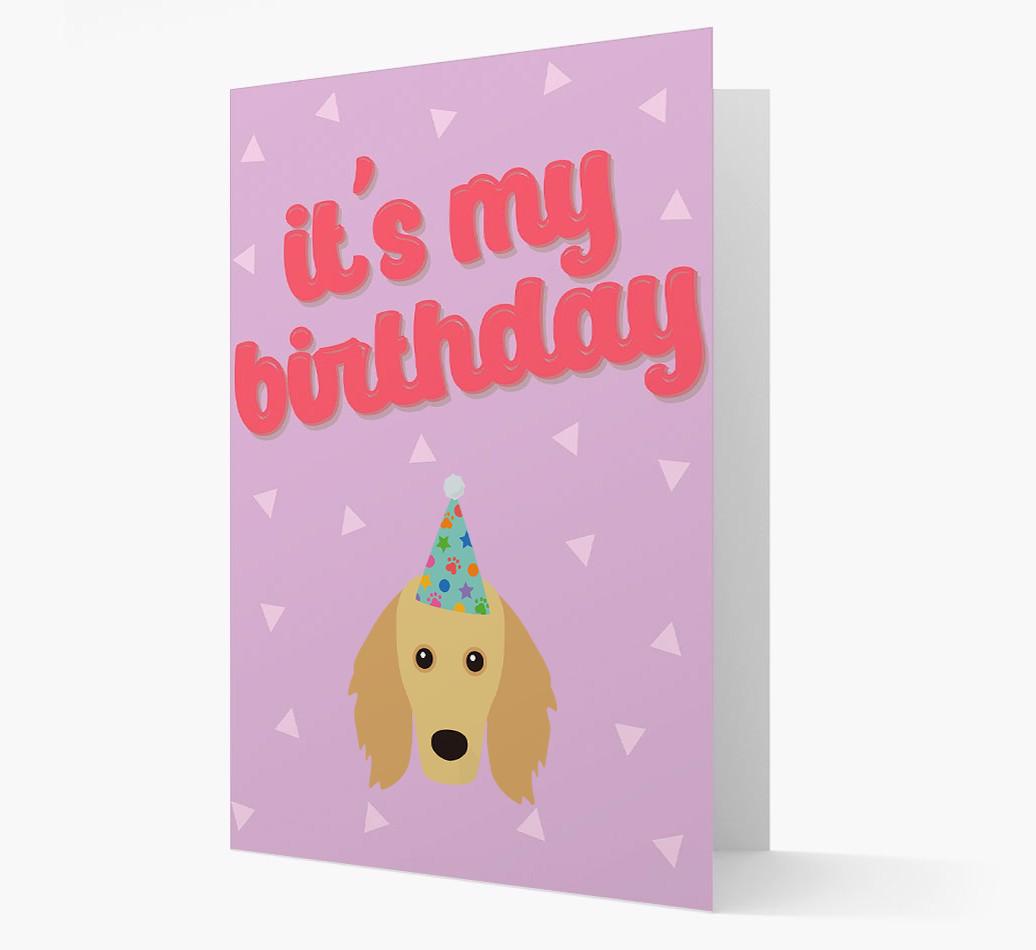 'It's my Birthday' Card with {breedFullName} Icon