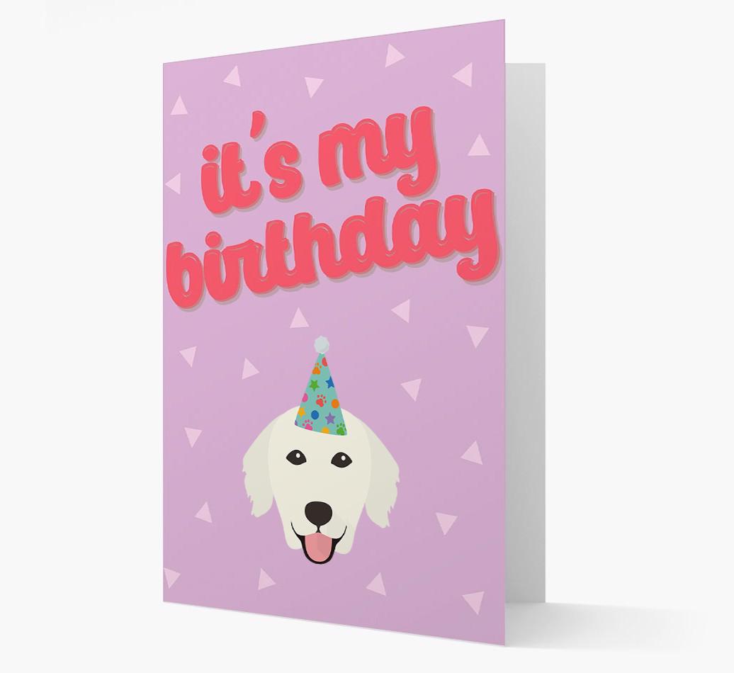 'It's my Birthday' Card with {breedFullName} Icon
