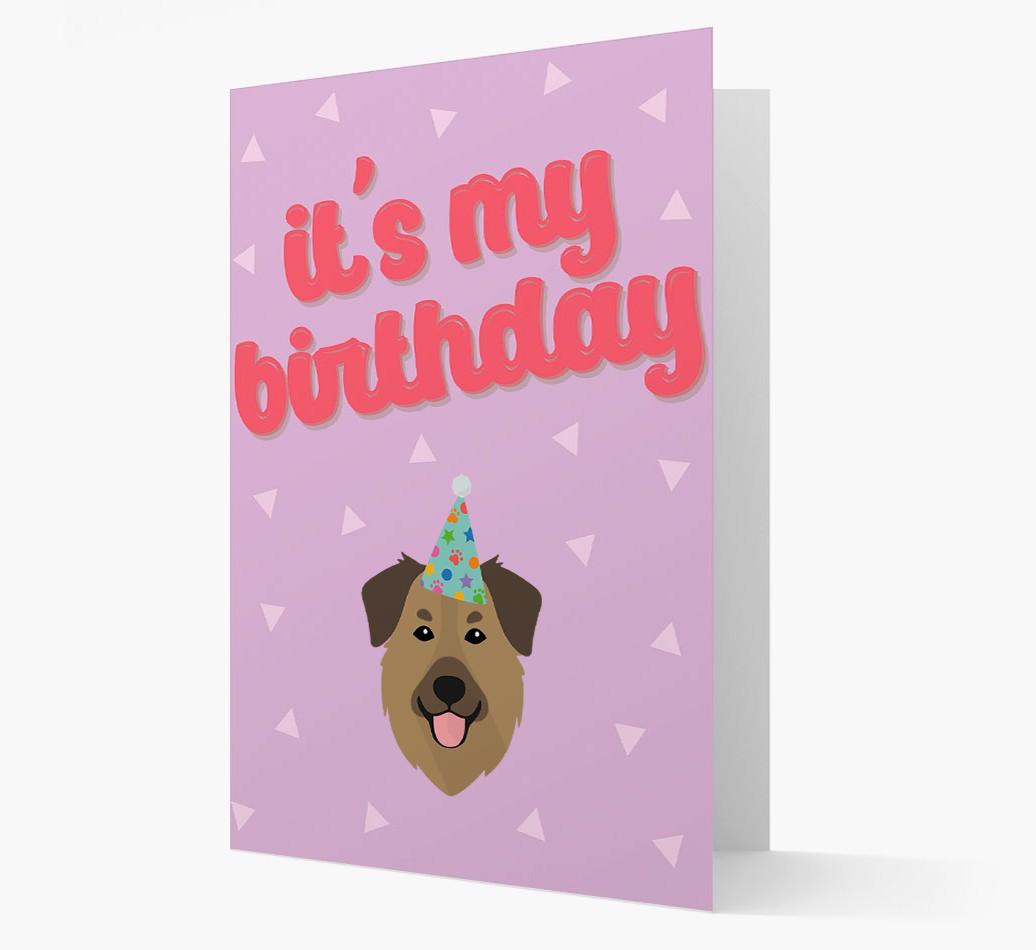 'It's my Birthday' Card with {breedFullName} Icon