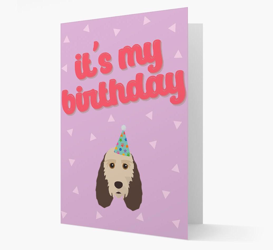 'It's my Birthday' Card with {breedFullName} Icon
