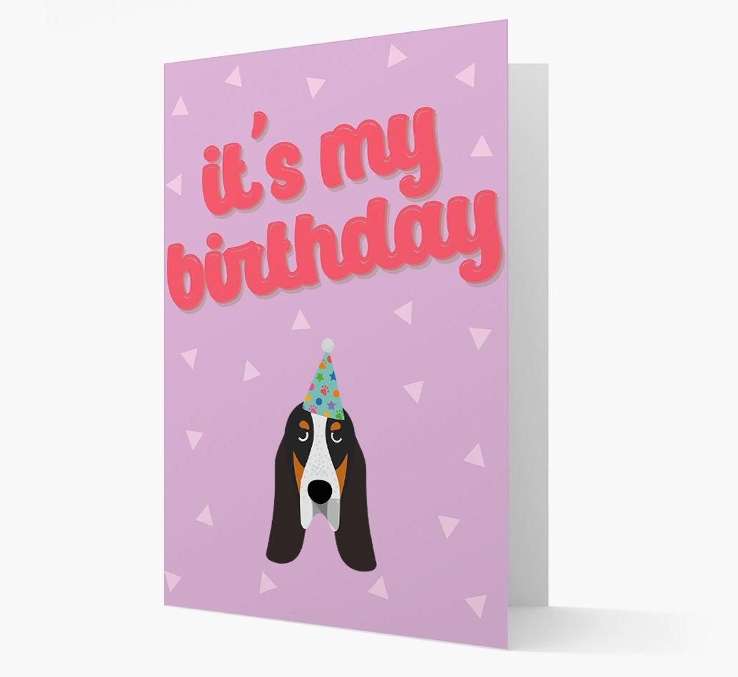 'It's my Birthday' Card with {breedFullName} Icon