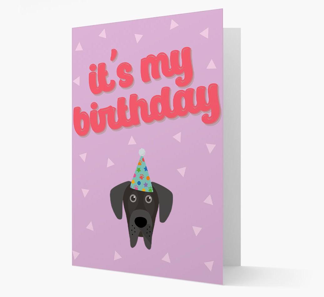 'It's my Birthday' Card with {breedFullName} Icon