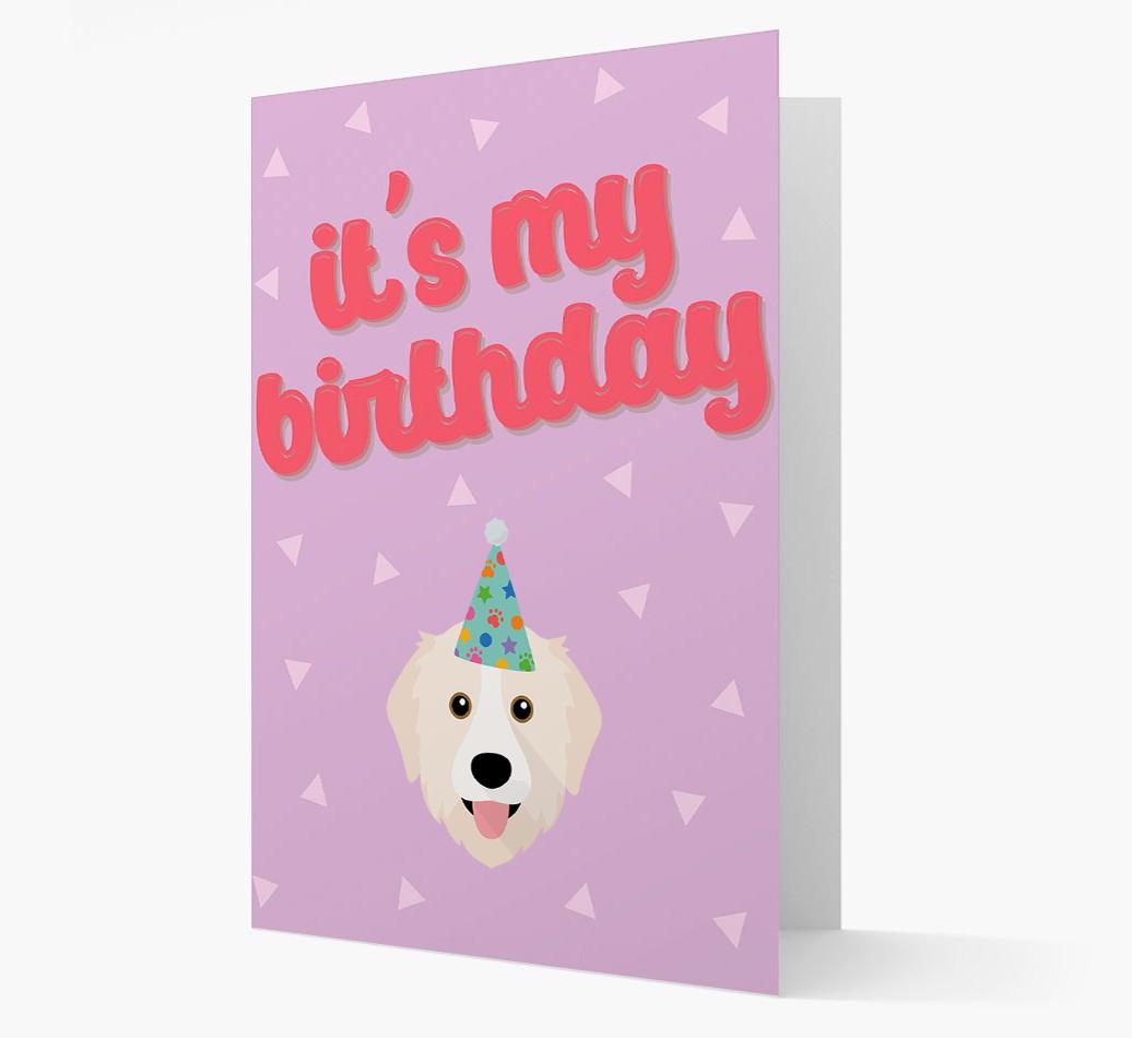 'It's my Birthday' Card with {breedFullName} Icon