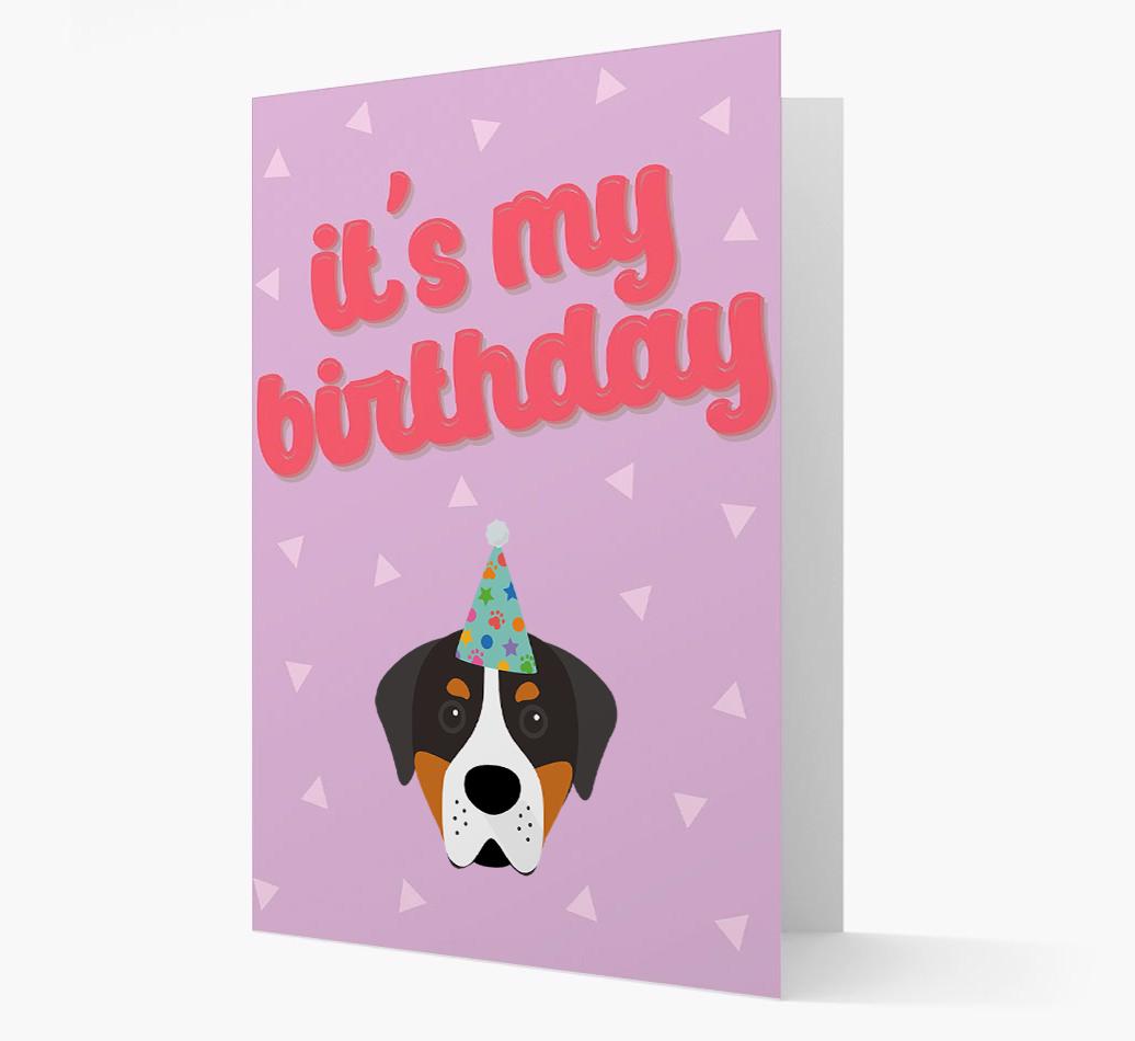 'It's my Birthday' Card with {breedFullName} Icon