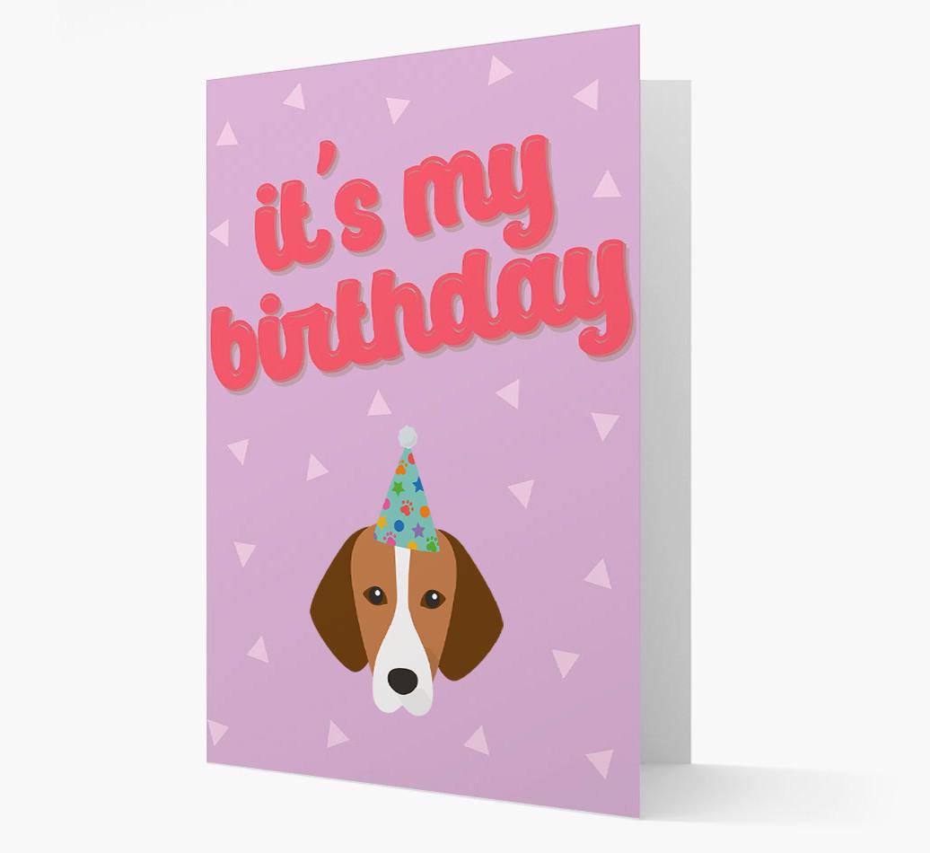 'It's my Birthday' Card with {breedFullName} Icon