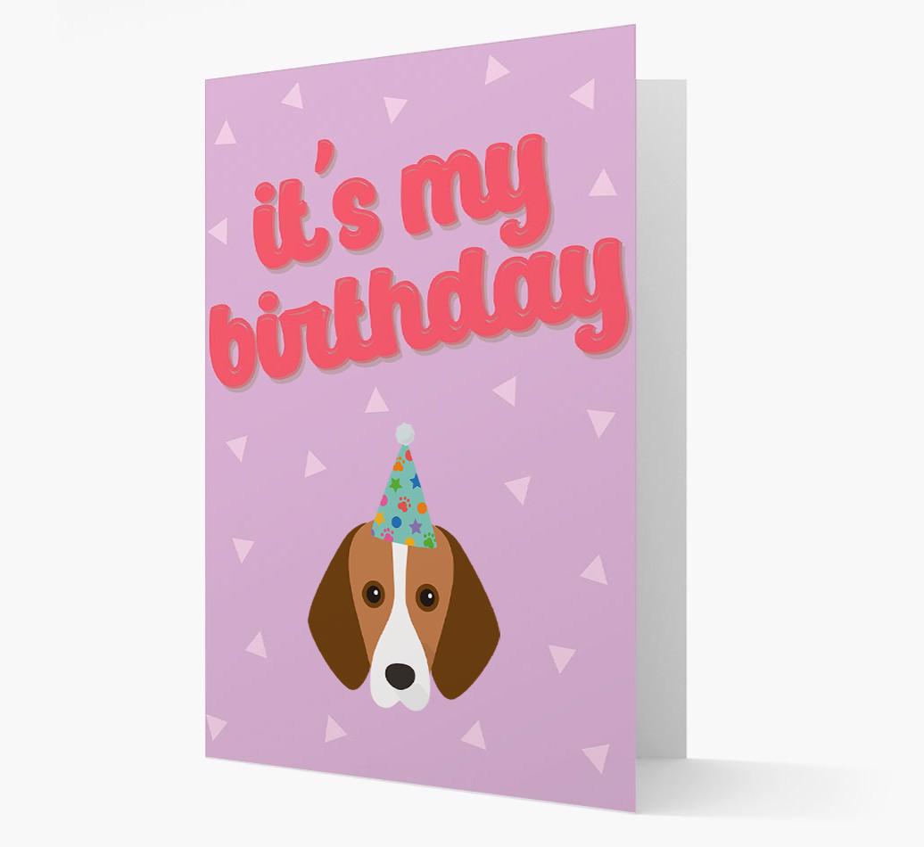 'It's my Birthday' Card with {breedFullName} Icon