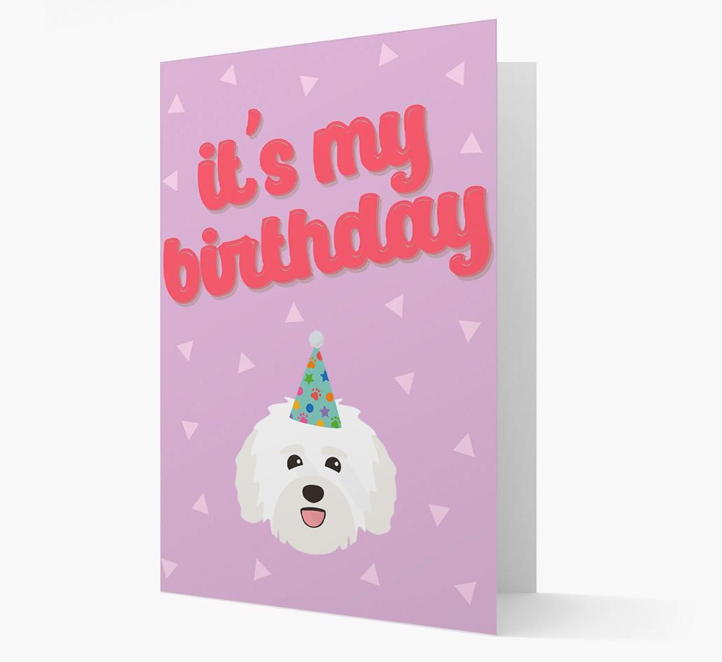 'It's my Birthday' Card with {breedFullName} Icon