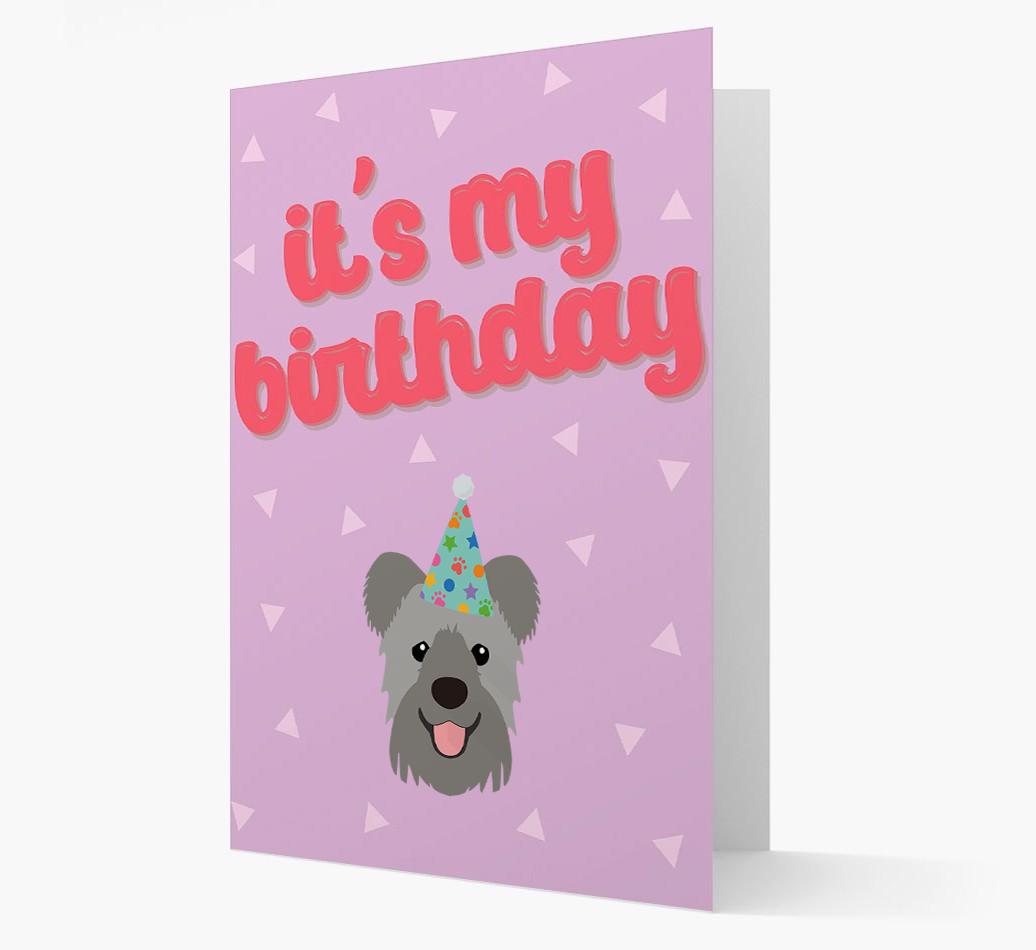 'It's my Birthday' Card with {breedFullName} Icon