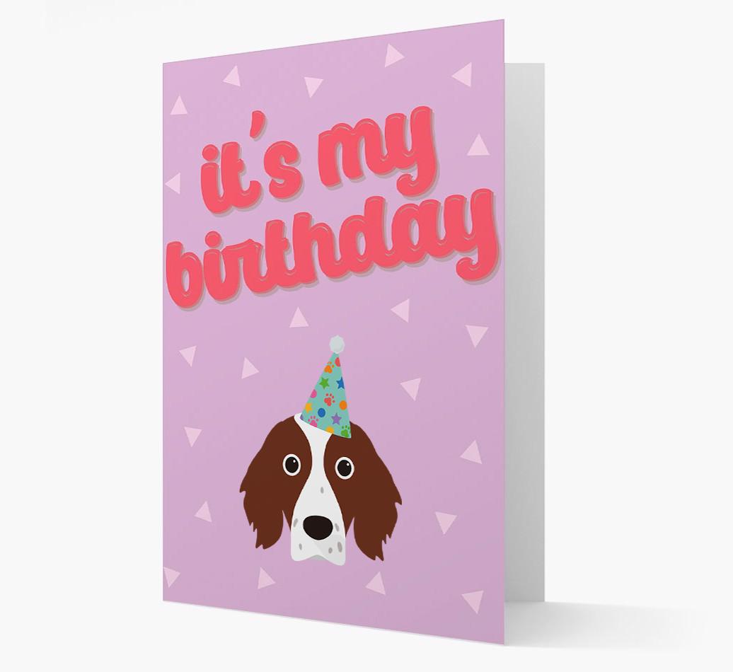 'It's my Birthday' Card with {breedFullName} Icon