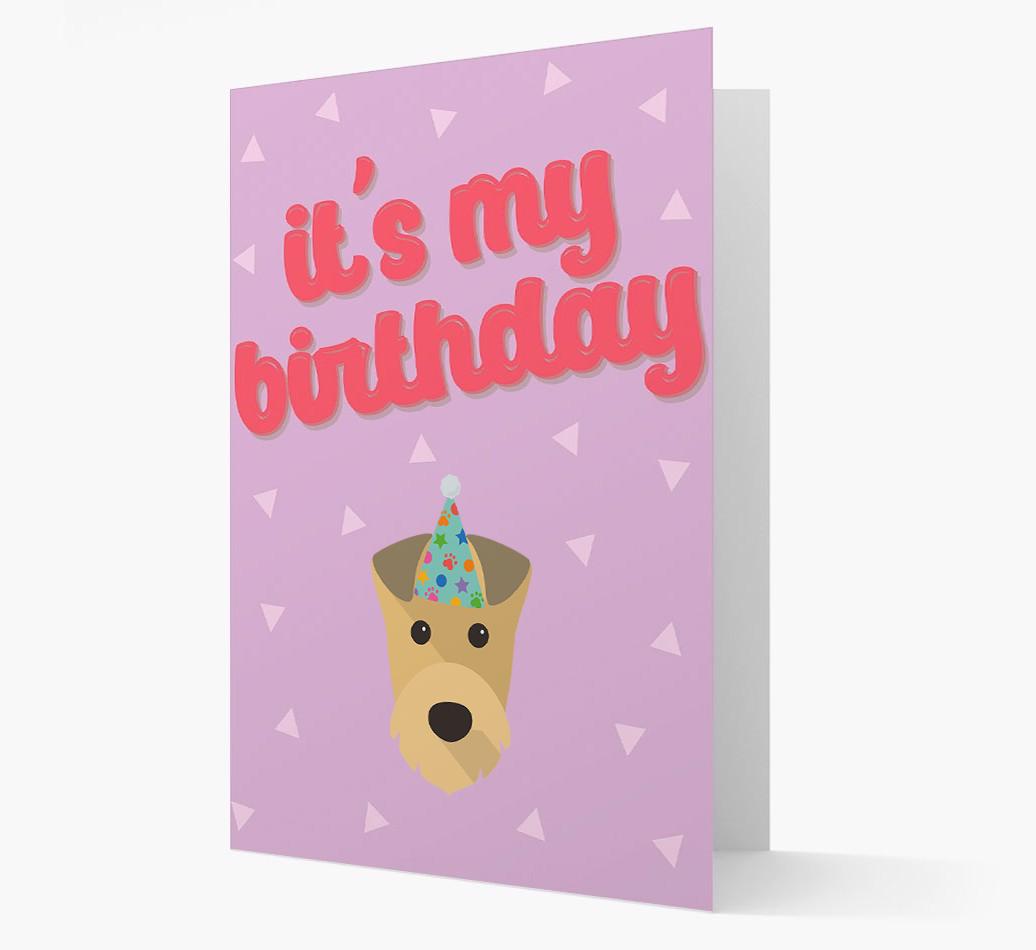 'It's my Birthday' Card with {breedFullName} Icon