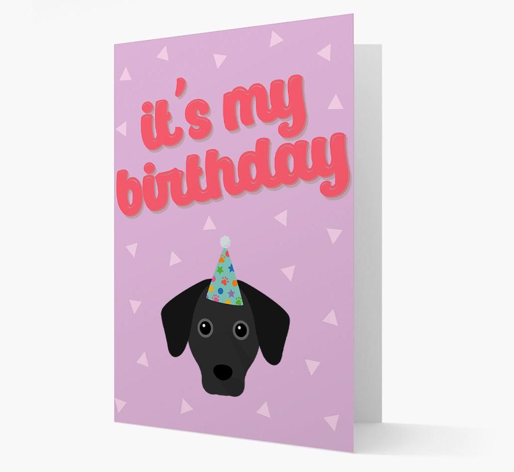 'It's my Birthday' Card with {breedFullName} Icon