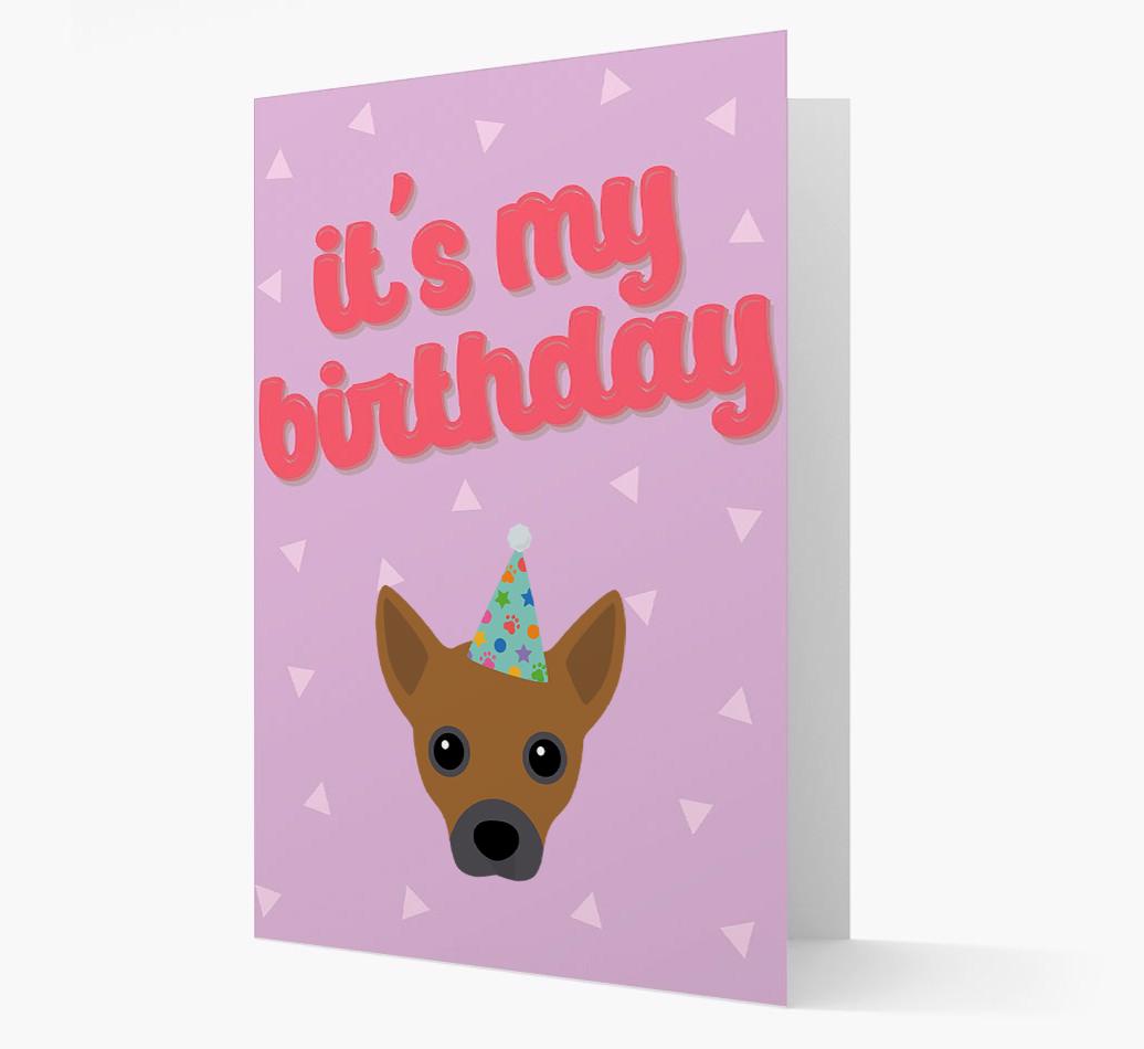 'It's my Birthday' Card with {breedFullName} Icon