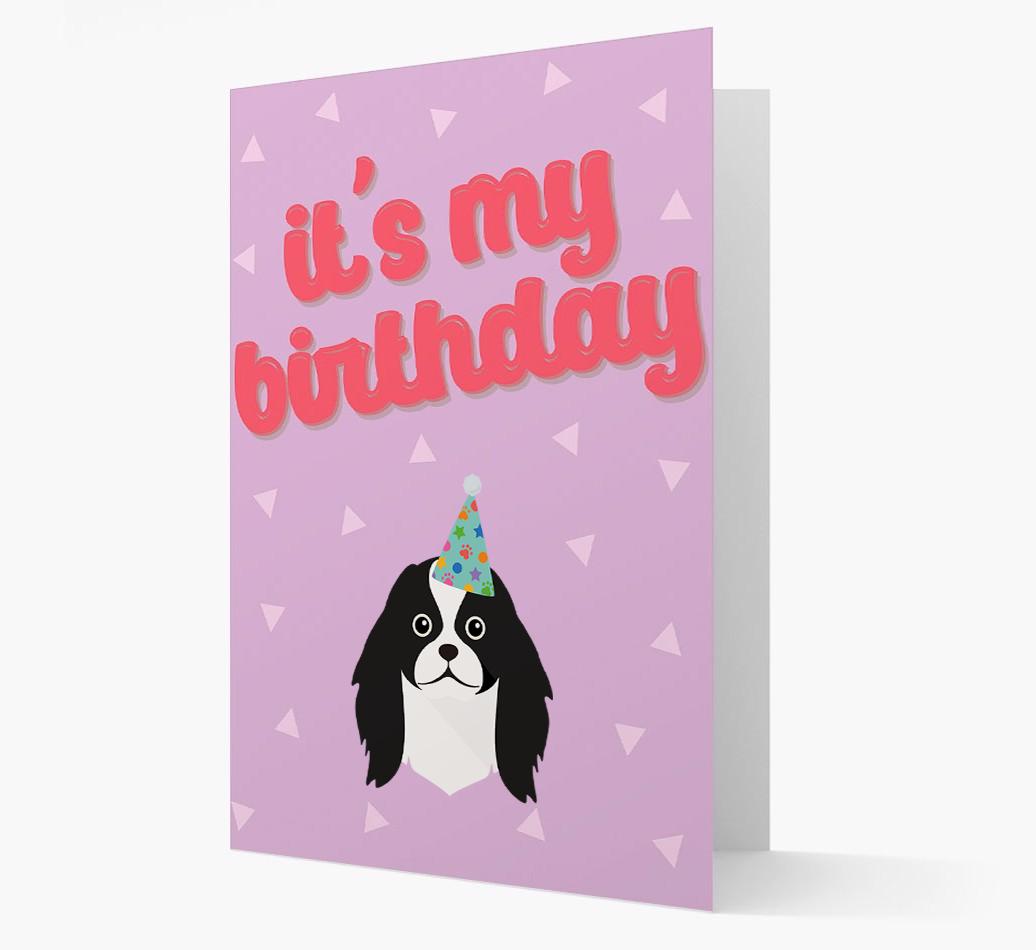 'It's my Birthday' Card with {breedFullName} Icon