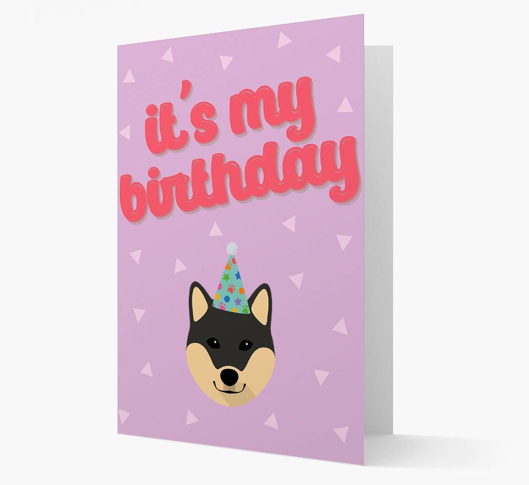'It's my Birthday' Card with {breedFullName} Icon