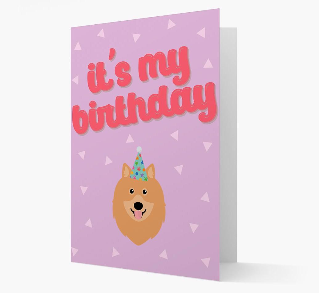 'It's my Birthday' Card with {breedFullName} Icon
