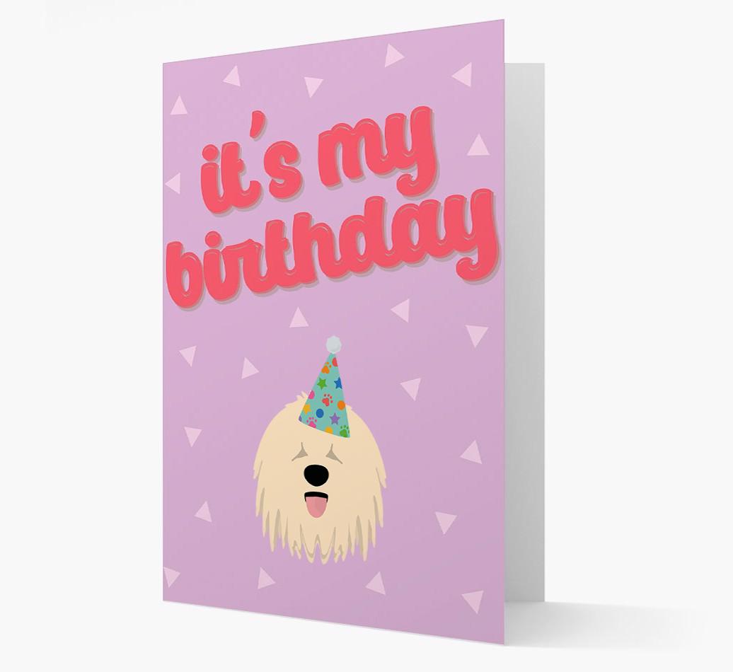 'It's my Birthday' Card with {breedFullName} Icon