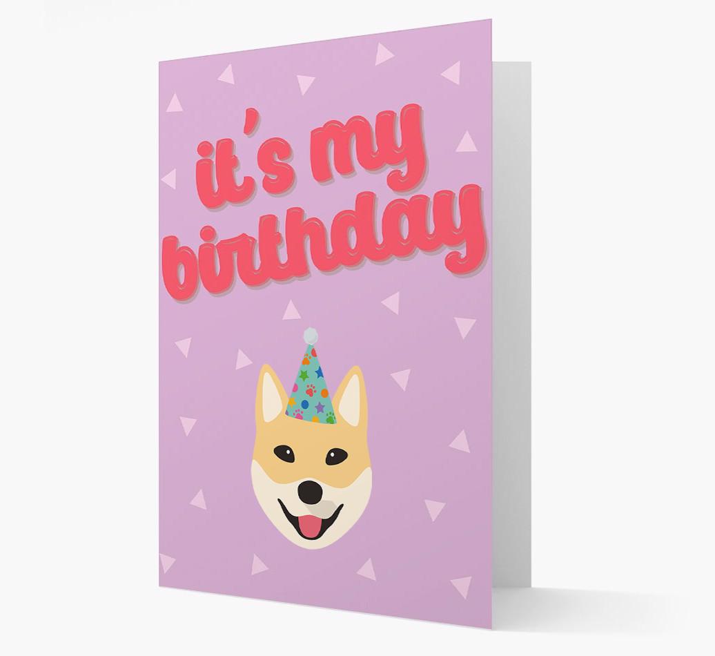 'It's my Birthday' Card with {breedFullName} Icon