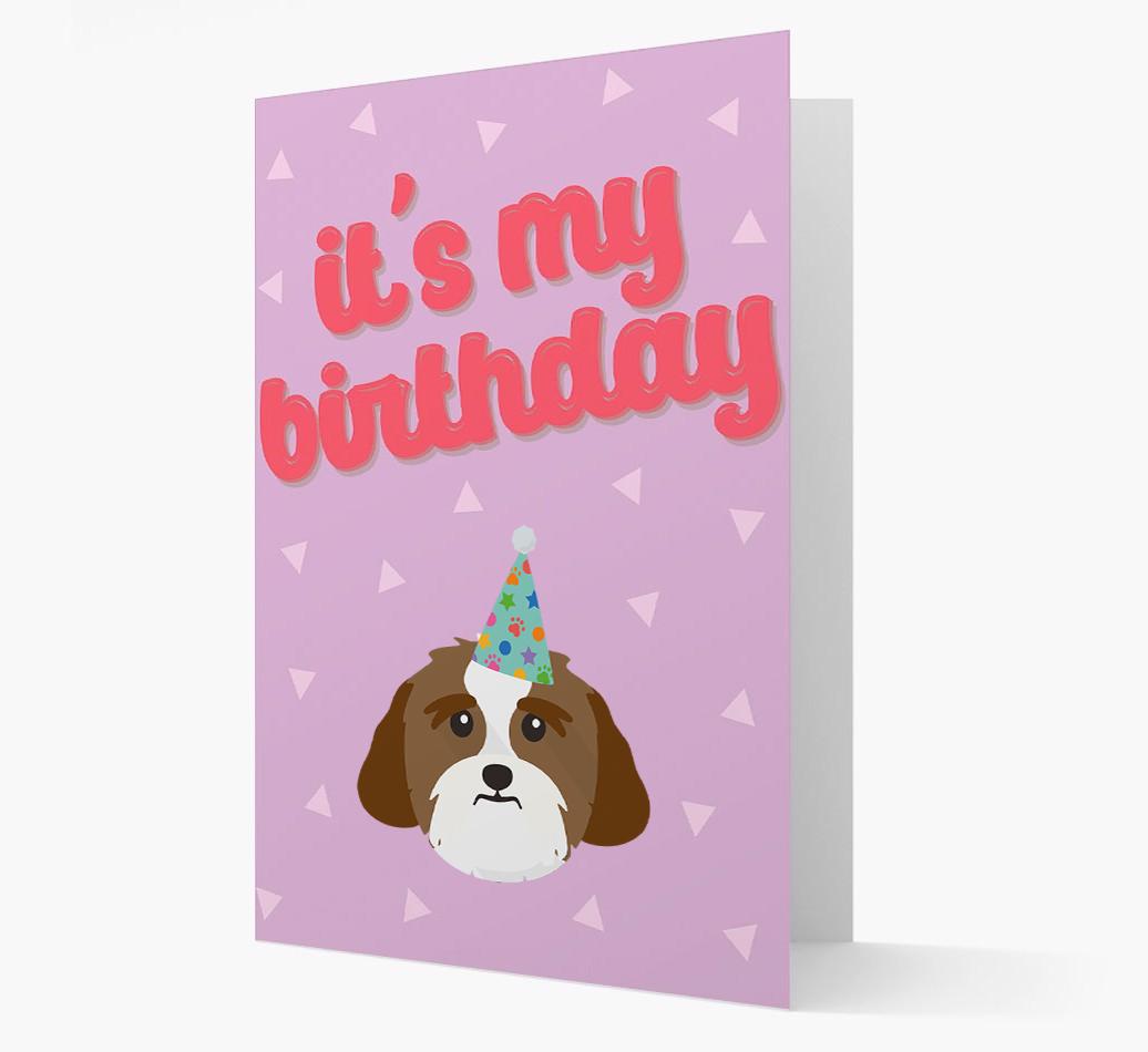 'It's my Birthday' Card with {breedFullName} Icon