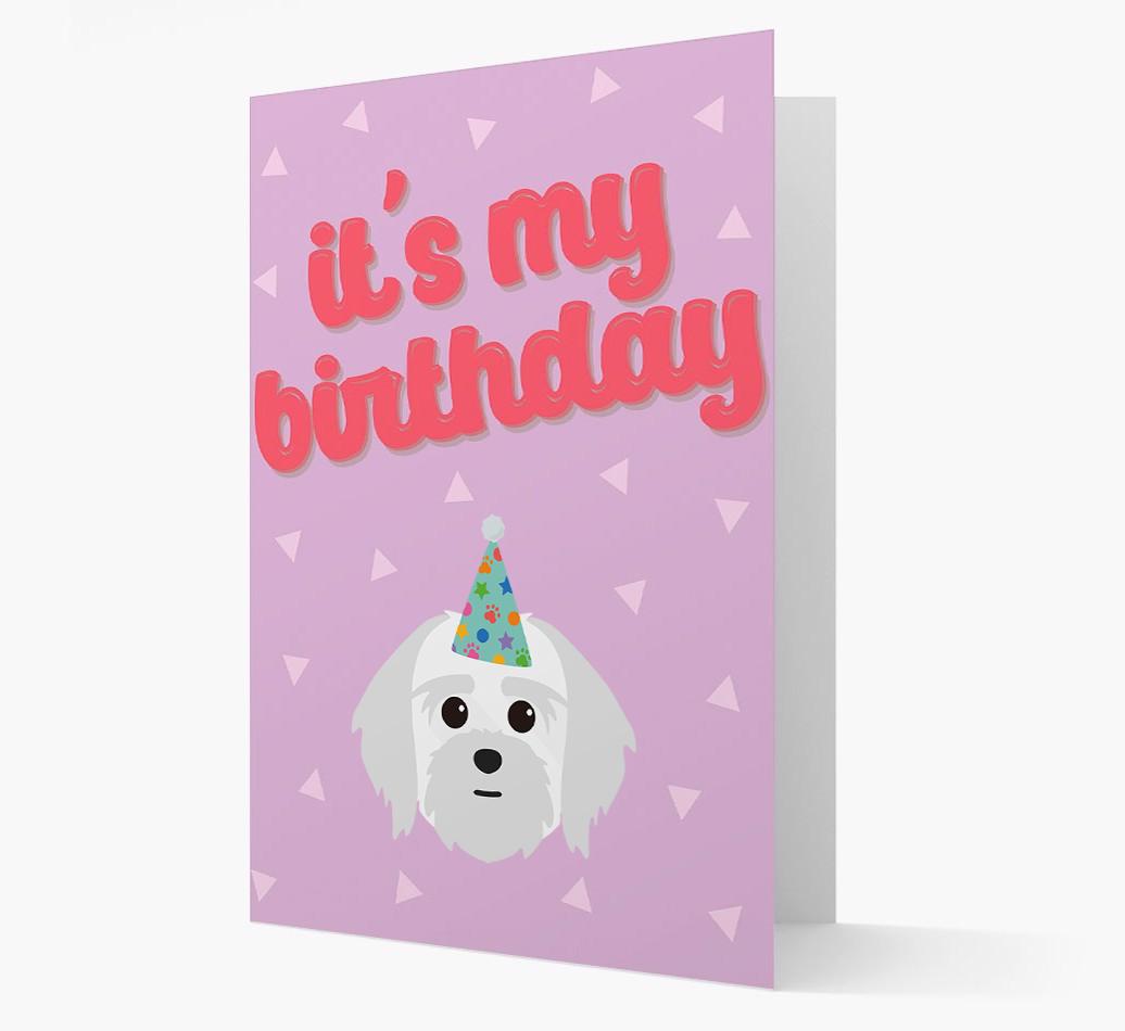 'It's my Birthday' Card with {breedFullName} Icon