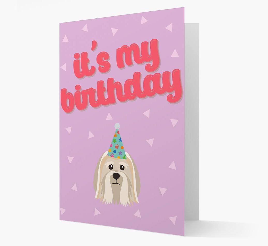 'It's my Birthday' Card with {breedFullName} Icon