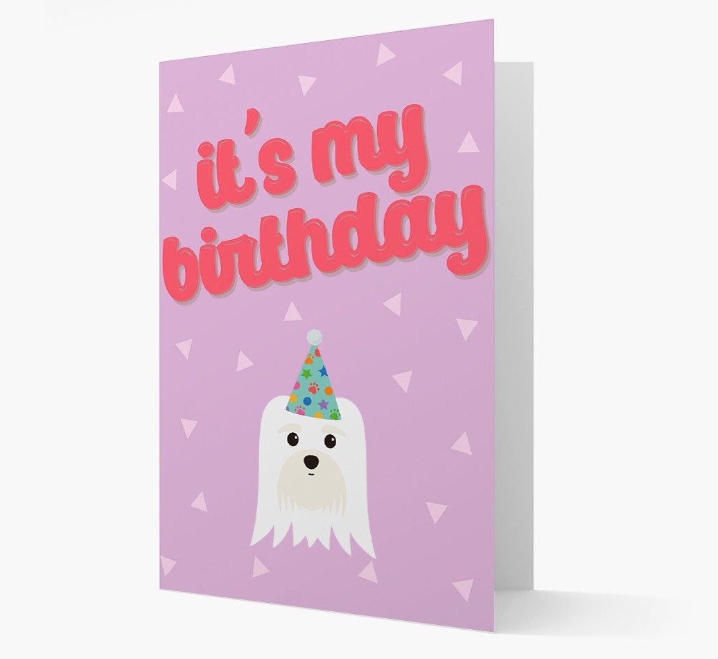 'It's my Birthday' Card with {breedFullName} Icon