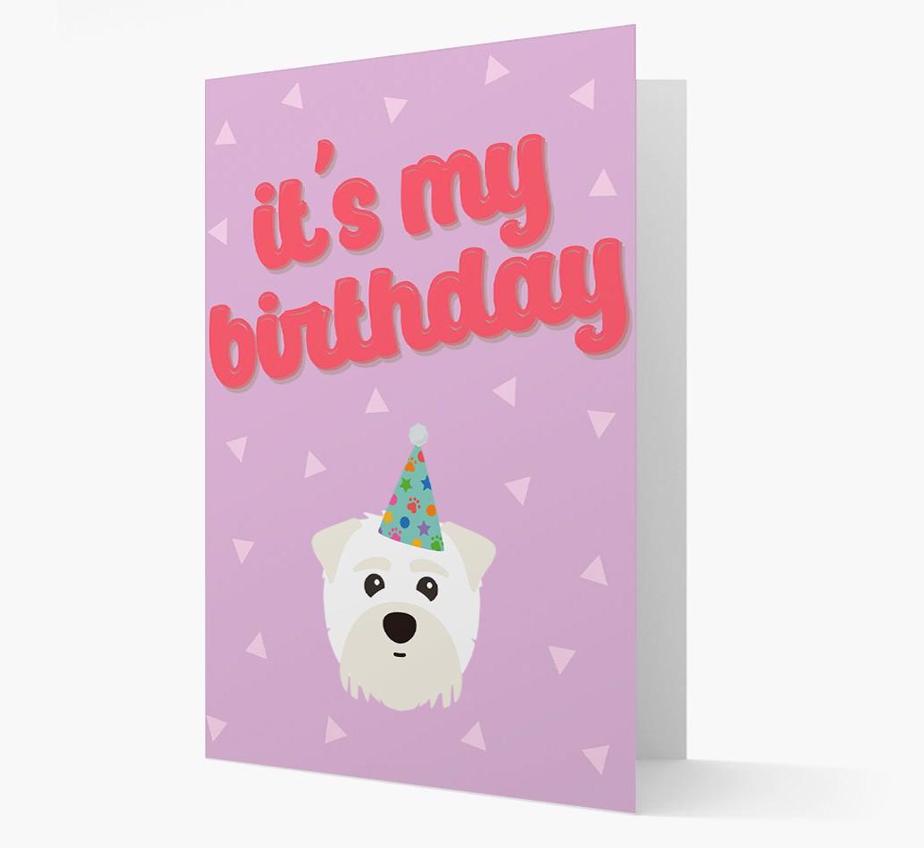 'It's my Birthday' Card with {breedFullName} Icon