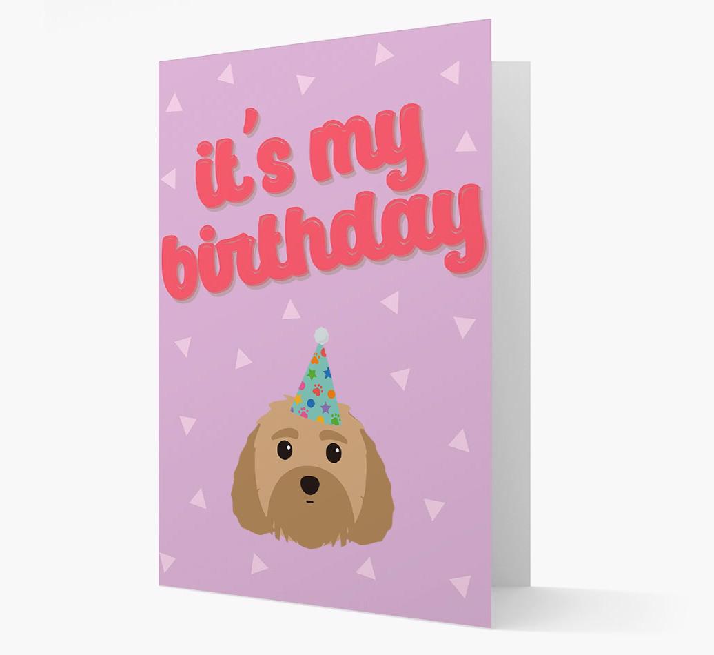 'It's my Birthday' Card with {breedFullName} Icon