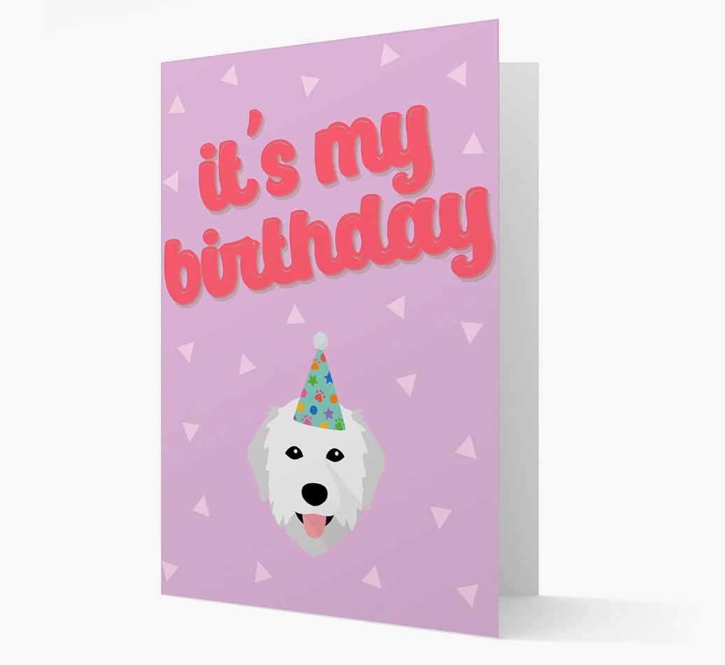 'It's my Birthday' Card with {breedFullName} Icon