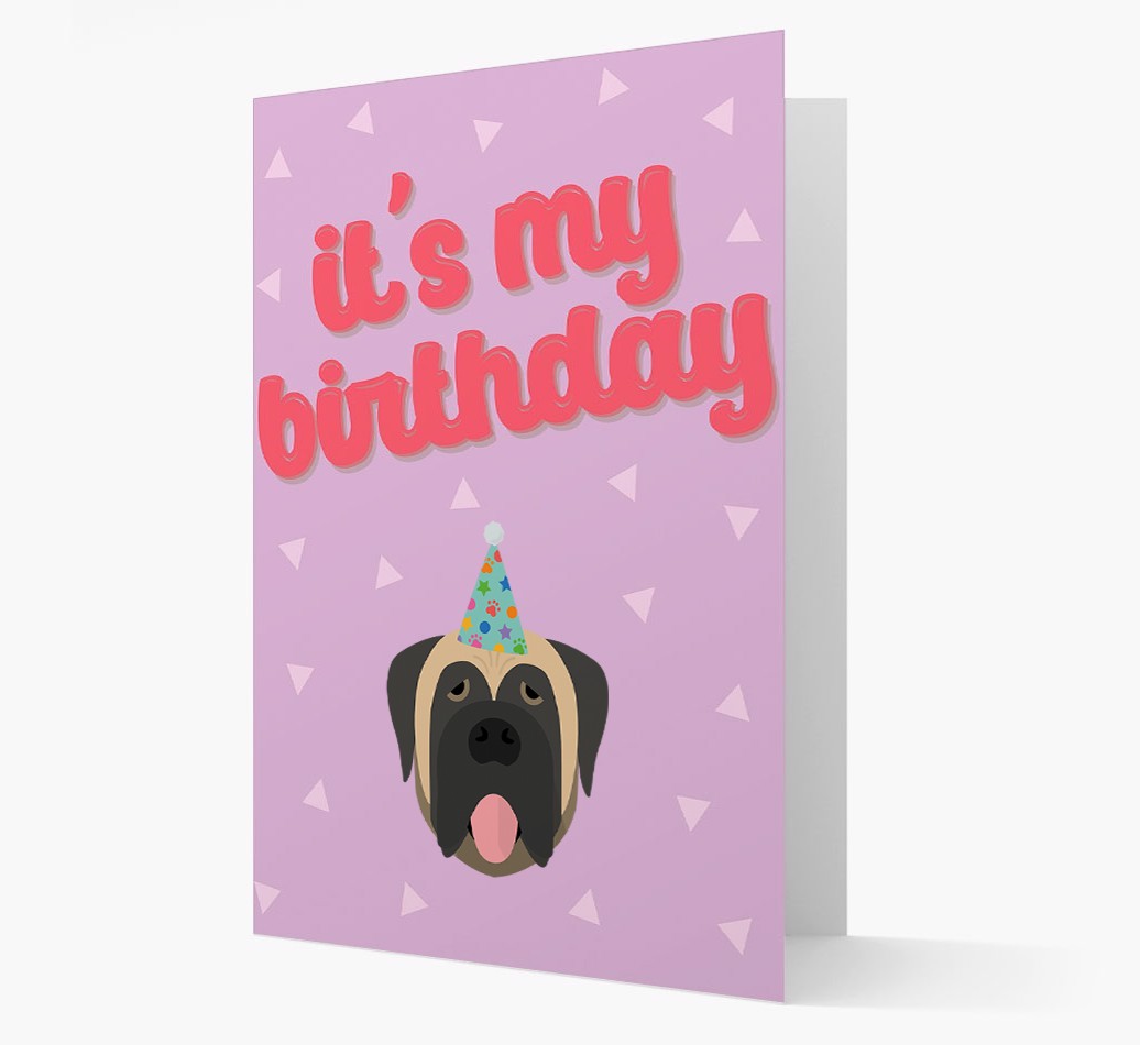 'It's my Birthday' Card with {breedFullName} Icon