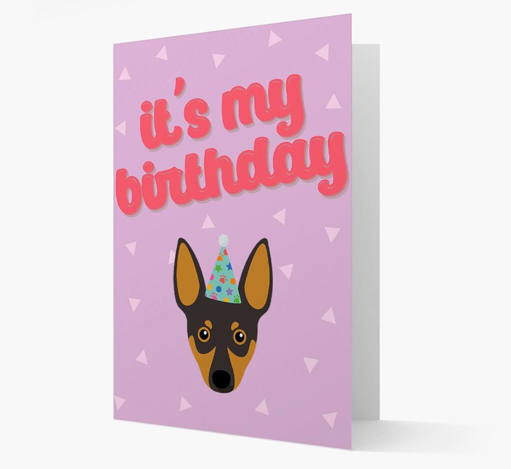 'It's my Birthday' Card with {breedFullName} Icon