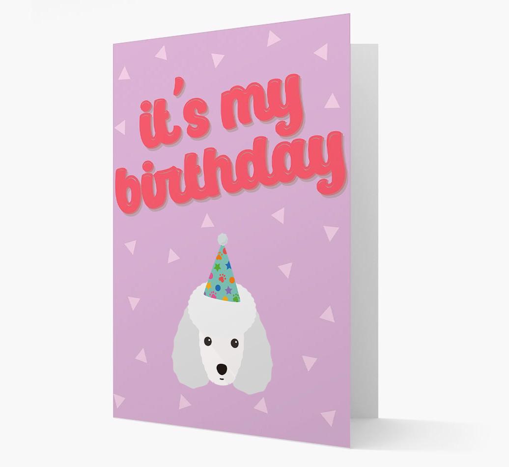 'It's my Birthday' Card with {breedFullName} Icon