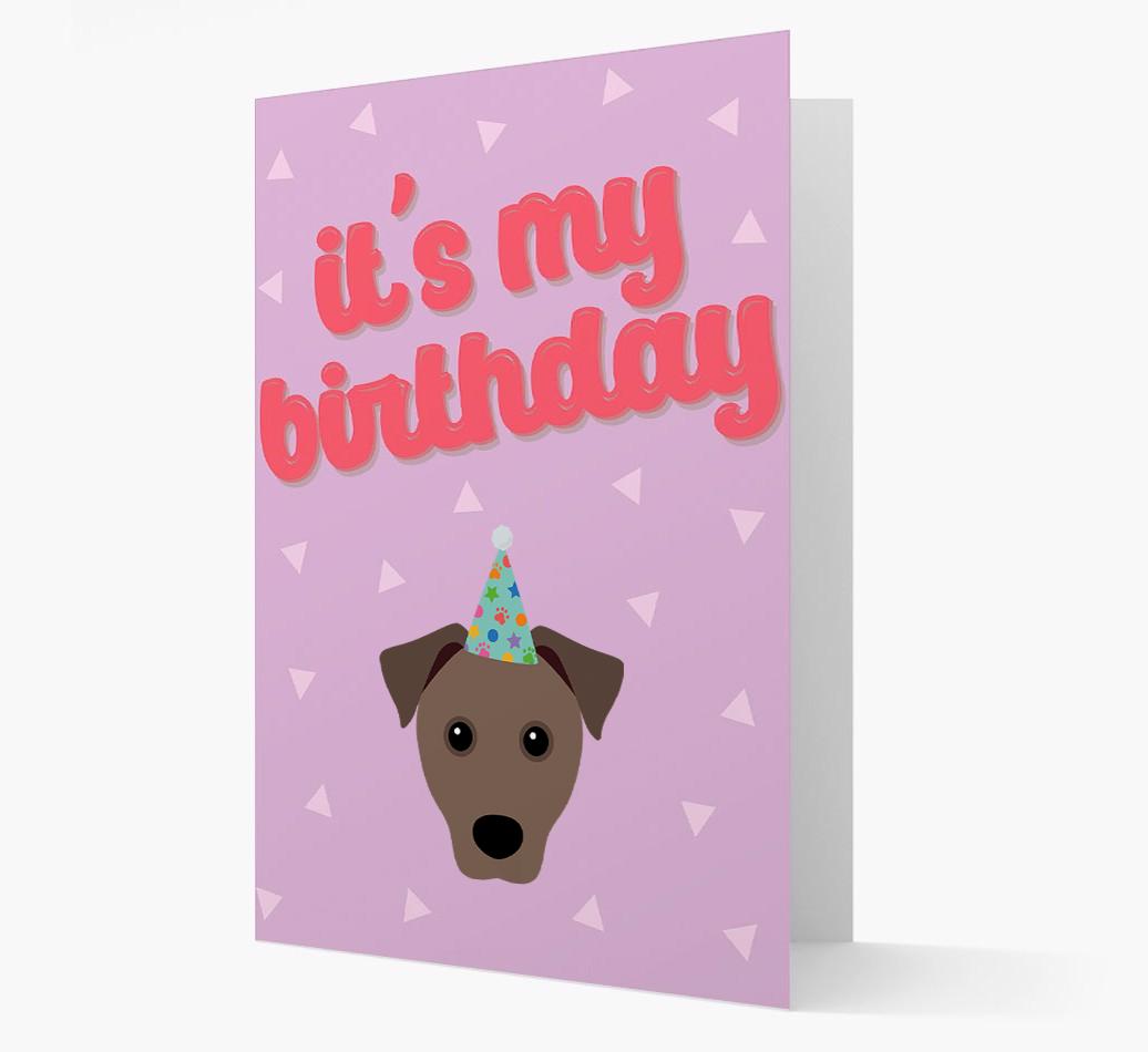 'It's my Birthday' Card with {breedFullName} Icon