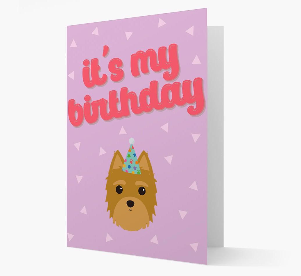 'It's my Birthday' Card with {breedFullName} Icon