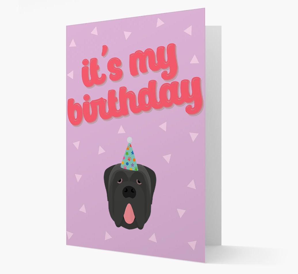 'It's my Birthday' Card with {breedFullName} Icon