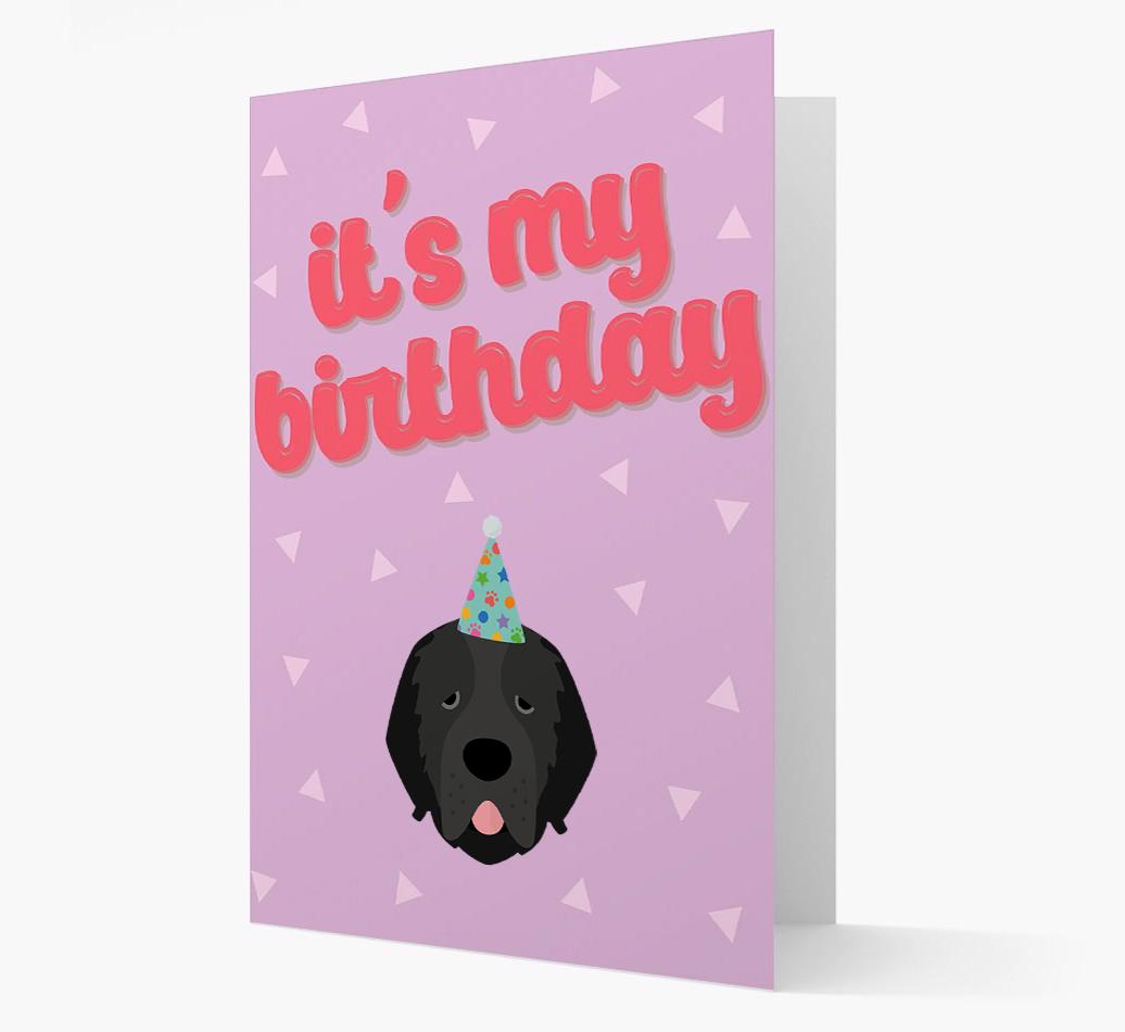 'It's my Birthday' Card with {breedFullName} Icon