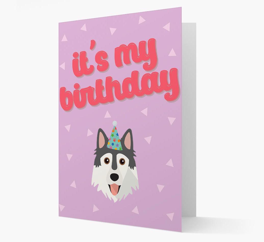 'It's my Birthday' Card with {breedFullName} Icon