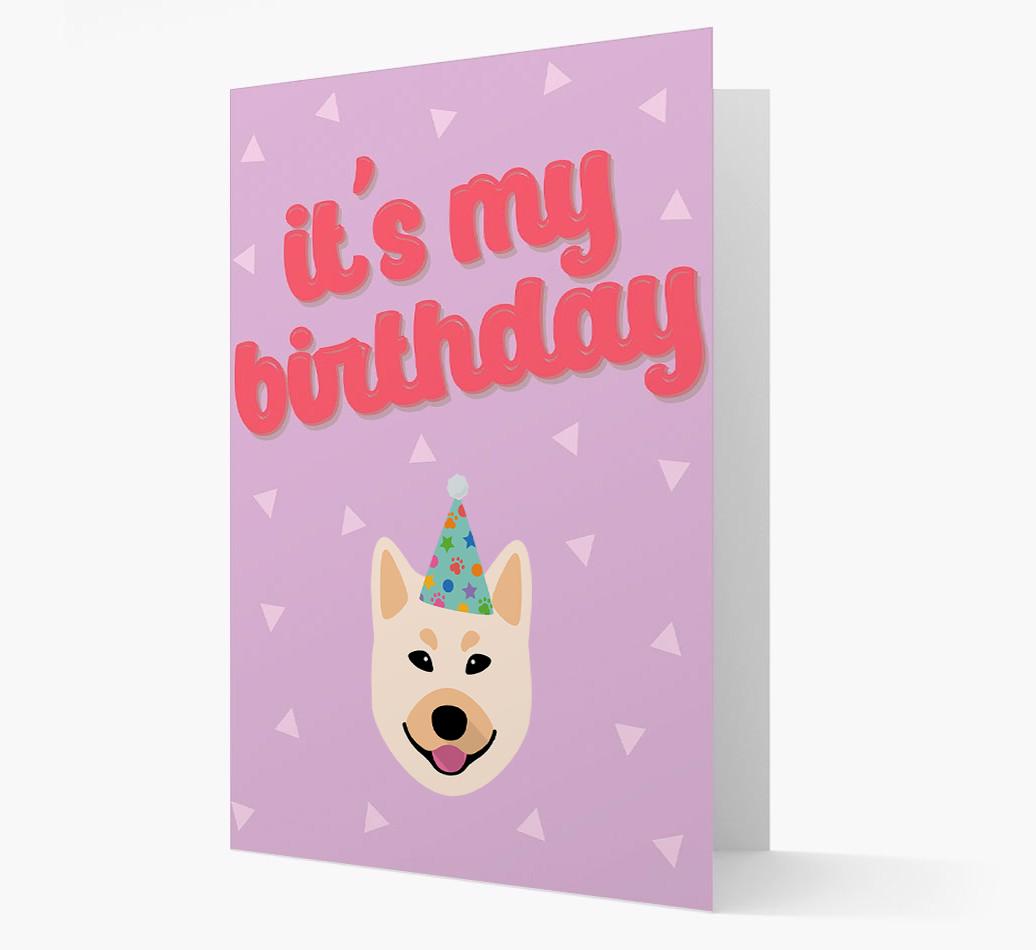 'It's my Birthday' Card with {breedFullName} Icon