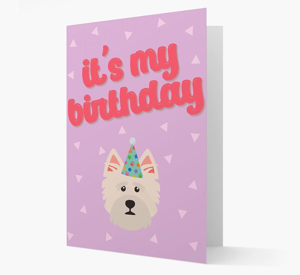 'It's my Birthday' Card with {breedFullName} Icon